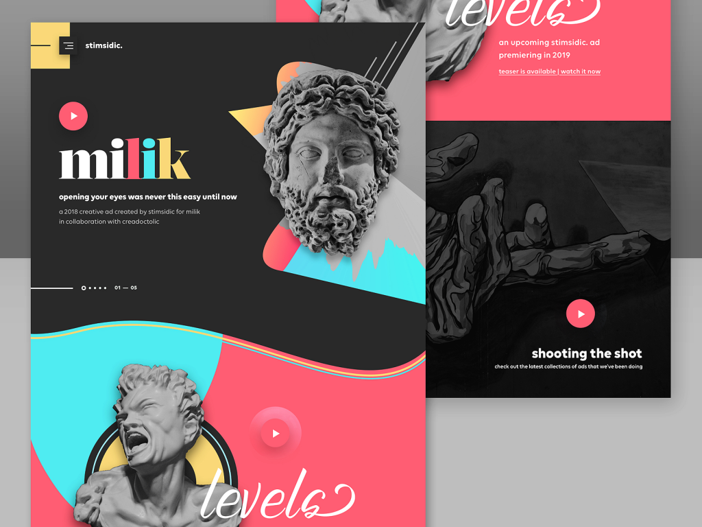 eye catching web design