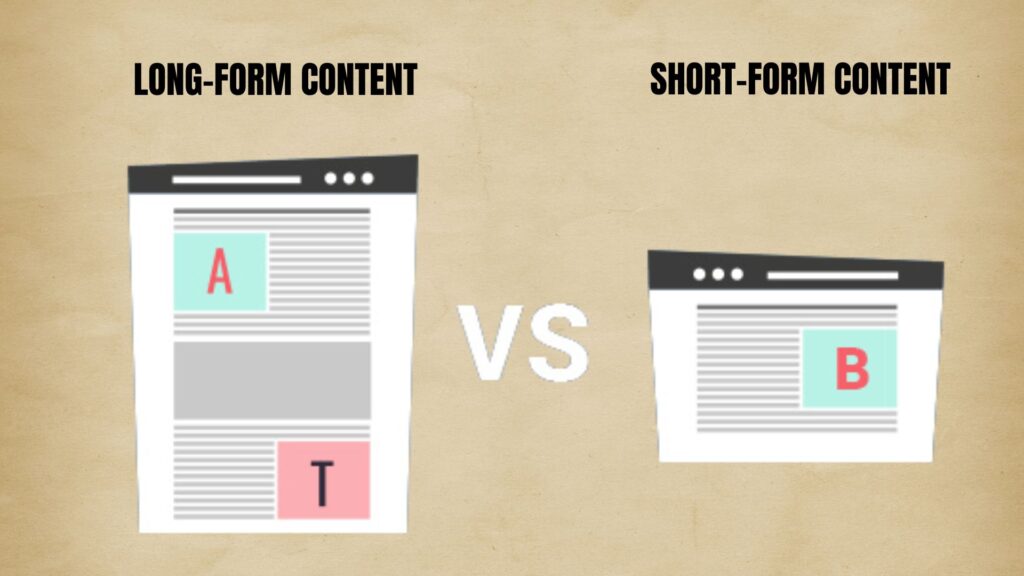 Short-form vs Long-form Content