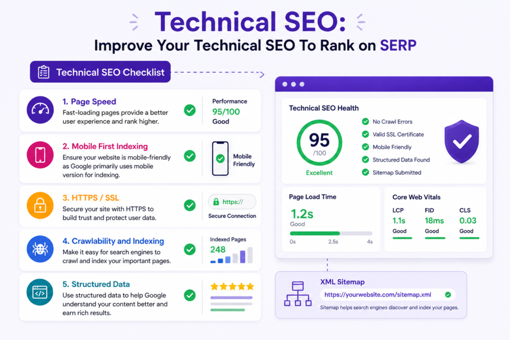 Technical SEO To Rank on SERP