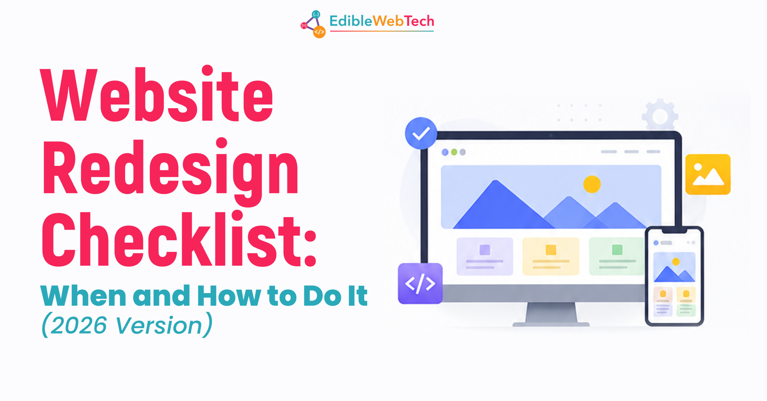 Website redesign checklist
