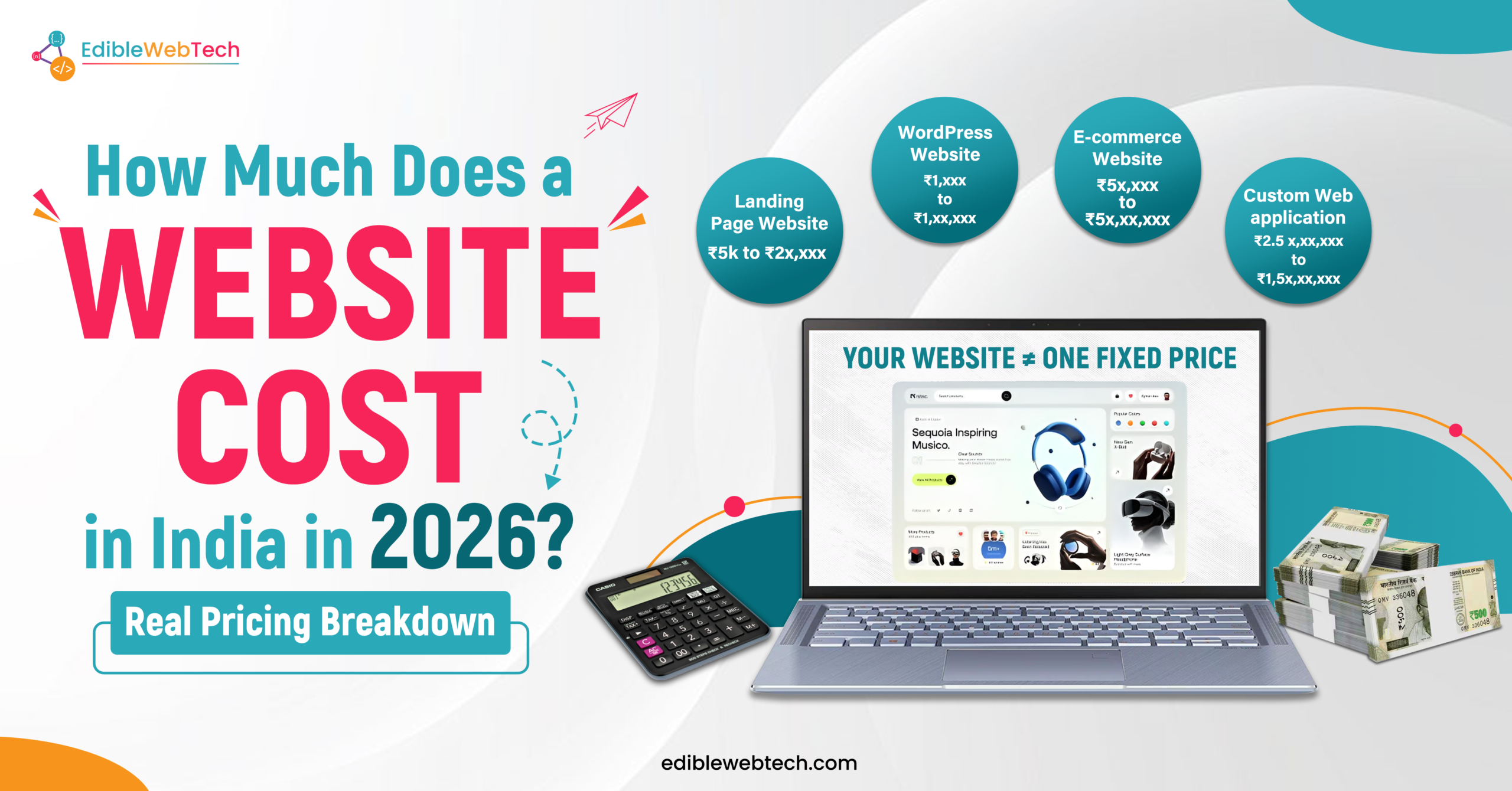How Much Does a Website Cost in India in 2026